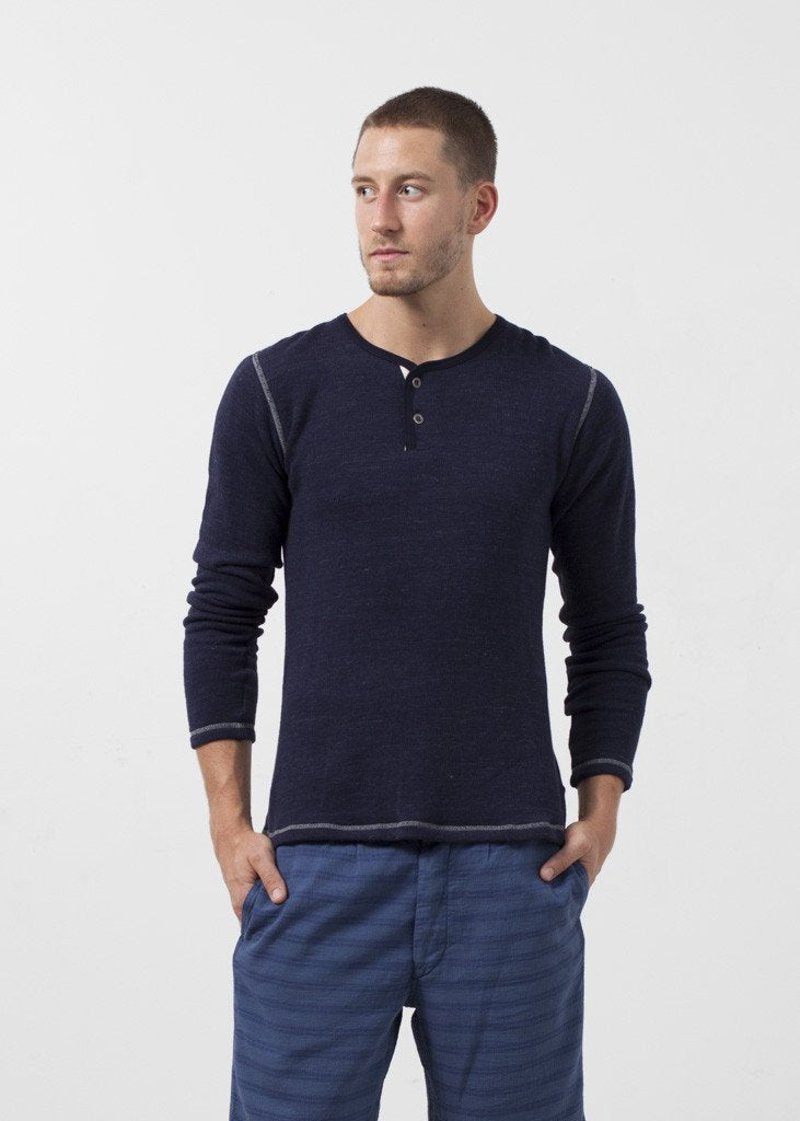 yh-work-store, Two Button Henley