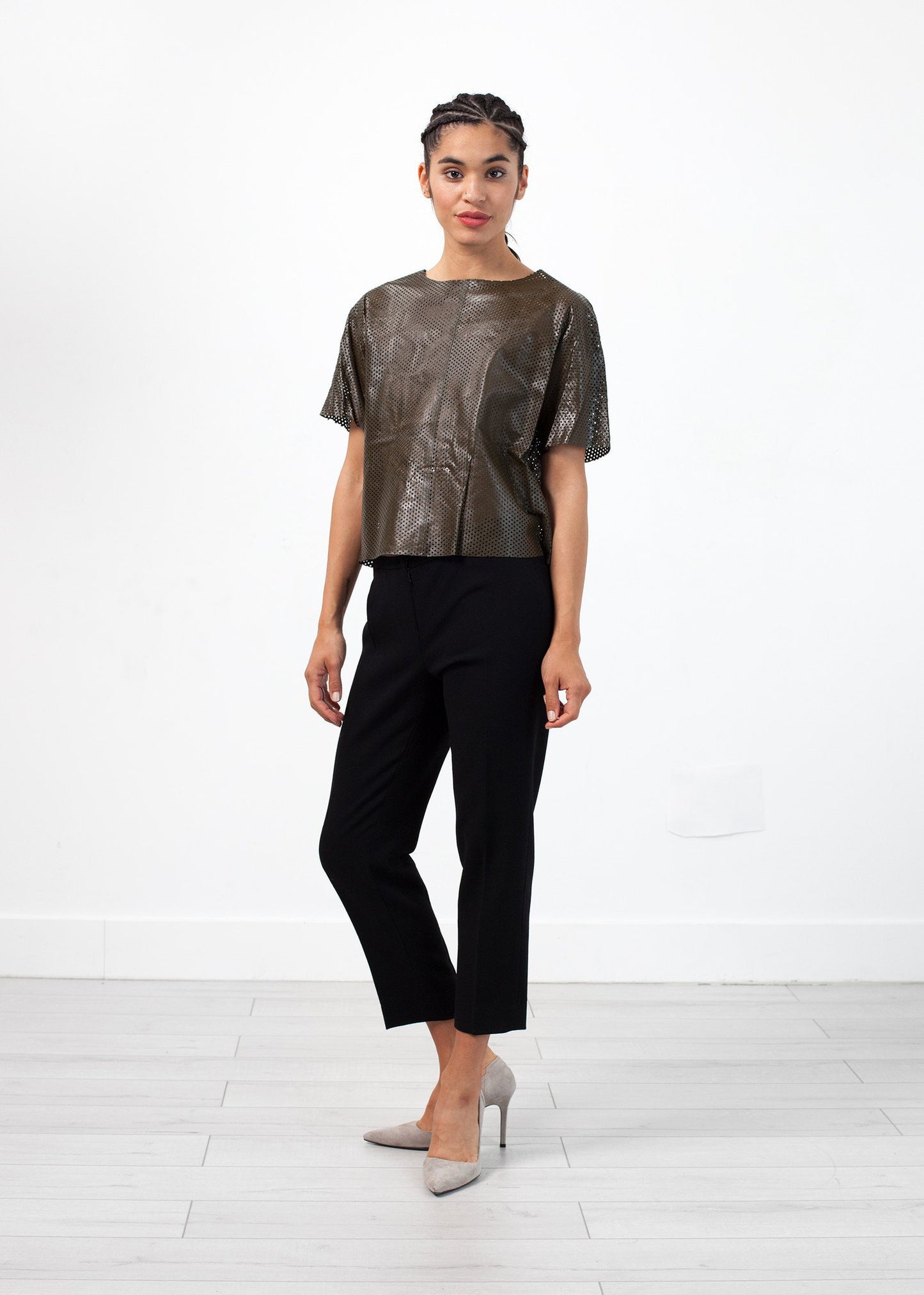 yh-work-store, Wool Crepe Pant
