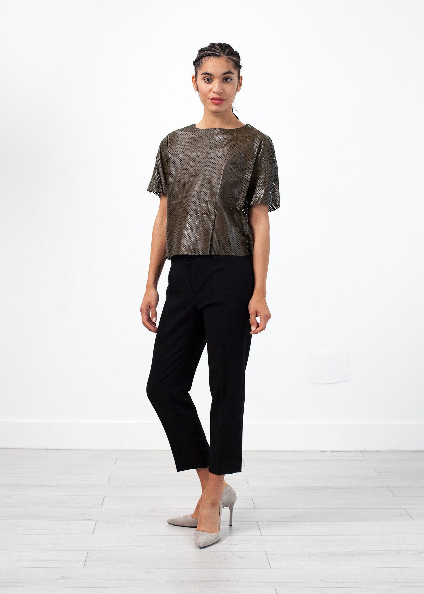 yh-work-store, Wool Crepe Pant