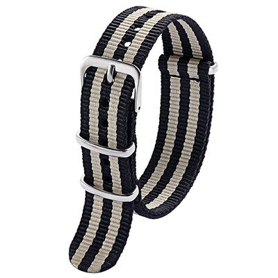 Carty 1pcs Nato Strap 18mm 20mm 22mm Nylon Watch Band Waterproof Watch Strap for Nato Army Sport Watch Dropshipping Belt