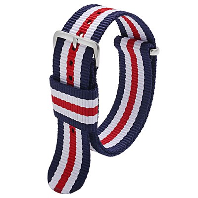 Carty 1pcs Nato Strap 18mm 20mm 22mm Nylon Watch Band Waterproof Watch Strap for Nato Army Sport Watch Dropshipping Belt