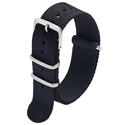 Carty 1pcs Nato Strap 18mm 20mm 22mm Nylon Watch Band Waterproof Watch Strap for Nato Army Sport Watch Dropshipping Belt