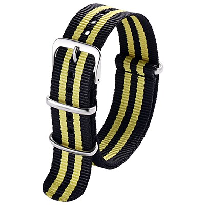 Carty 1pcs Nato Strap 18mm 20mm 22mm Nylon Watch Band Waterproof Watch Strap for Nato Army Sport Watch Dropshipping Belt