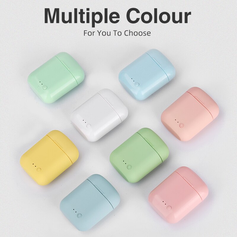 Mini-2 TWS Wireless Earphones Bluetooth 5.0 Earphone TWS Matte Macaron Earbuds With Mic Charging Box Headset Wireless Headphones