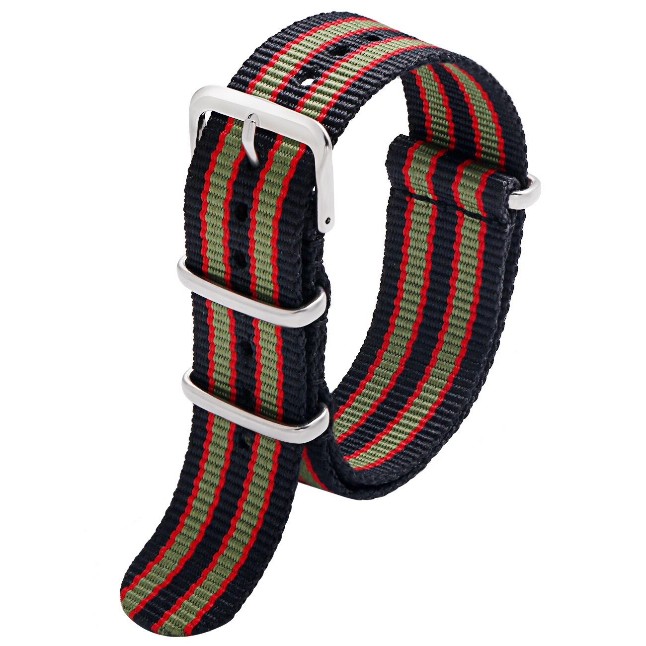 Carty 1pcs Nato Strap 18mm 20mm 22mm Nylon Watch Band Waterproof Watch Strap for Nato Army Sport Watch Dropshipping Belt