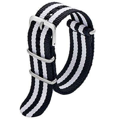 Carty 1pcs Nato Strap 18mm 20mm 22mm Nylon Watch Band Waterproof Watch Strap for Nato Army Sport Watch Dropshipping Belt