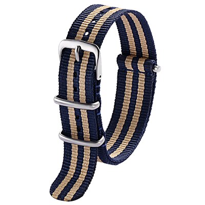 Carty 1pcs Nato Strap 18mm 20mm 22mm Nylon Watch Band Waterproof Watch Strap for Nato Army Sport Watch Dropshipping Belt
